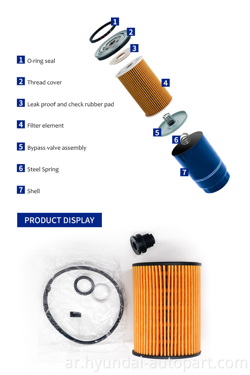 Auto Oil Filter 26350-2S000